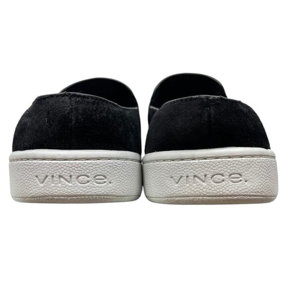 Vince Verrell Slide Sneakers Black Suede Women’s 7.5 Slip-On Casual Staple - Picture 8 of 14